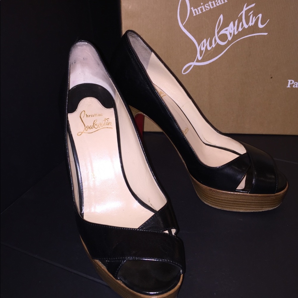 Christian Louboutin “Miss Marple” black shoes